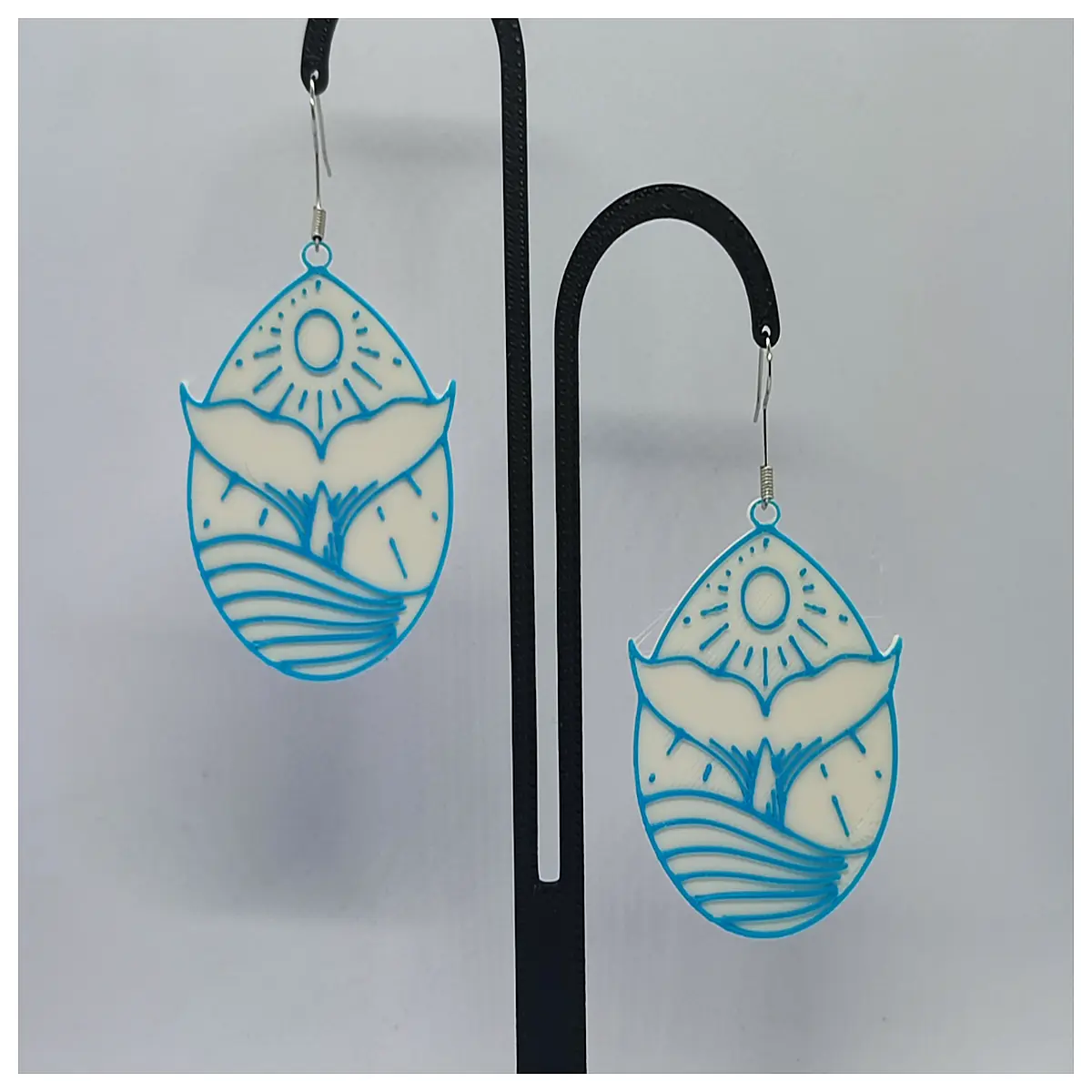 Ocean Horizon Earrings Women s Style Wave Pattern Earrings Romantic Ocean Breeze Elegant Drop Earrings Fashion Jewelry Her