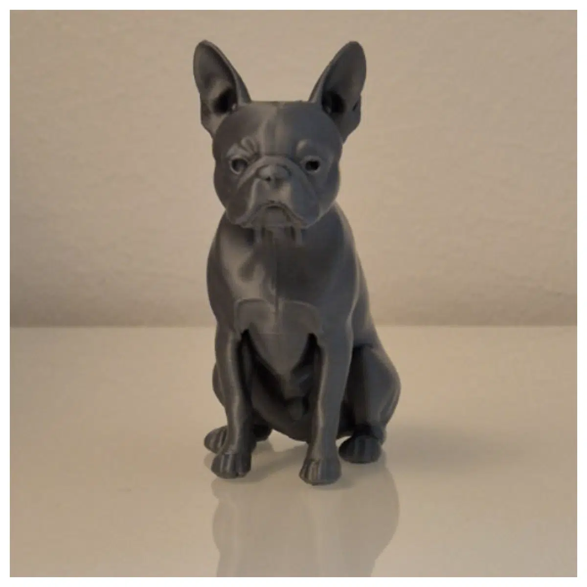 terrier dog statue printable stl file for resin printer low poly pet figurine