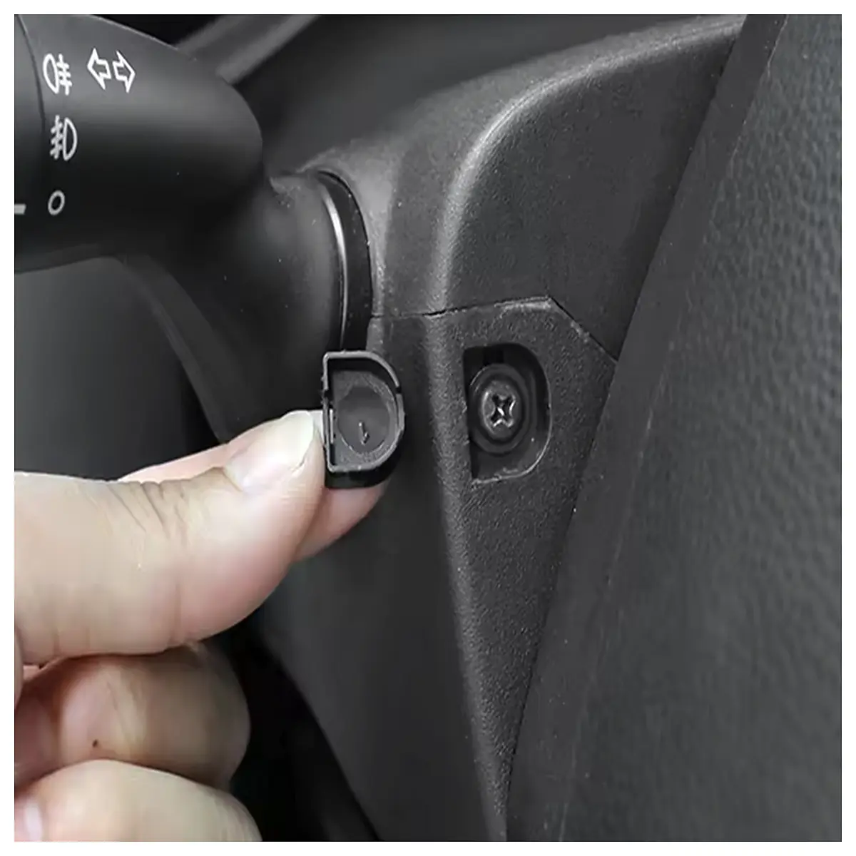 Steering Wheel Screw Cover Auto Parts Screw Cap Vehicle Protection Steering Wheel Accessories