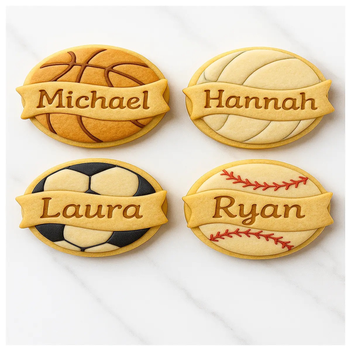 custom name round cookie cutter for personalized party favors birthday cake toppers and monogram baking stamps