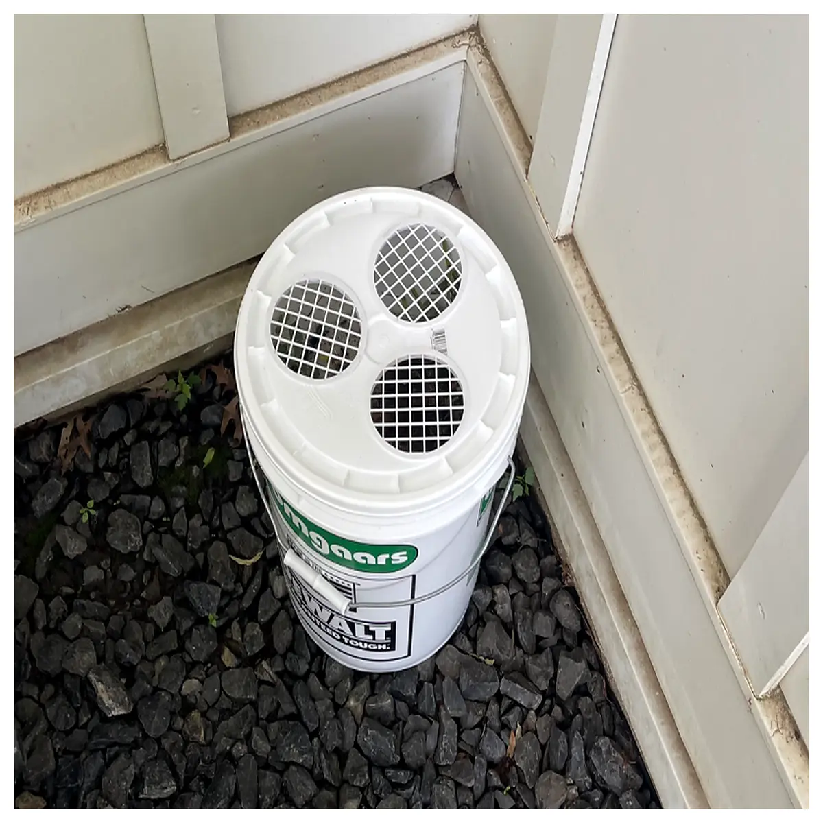 5 Gallon Mosquito Repeller Bucket Lid Vent Screen Mosquito Netting Cover Outdoor Shield Ventilation Grille