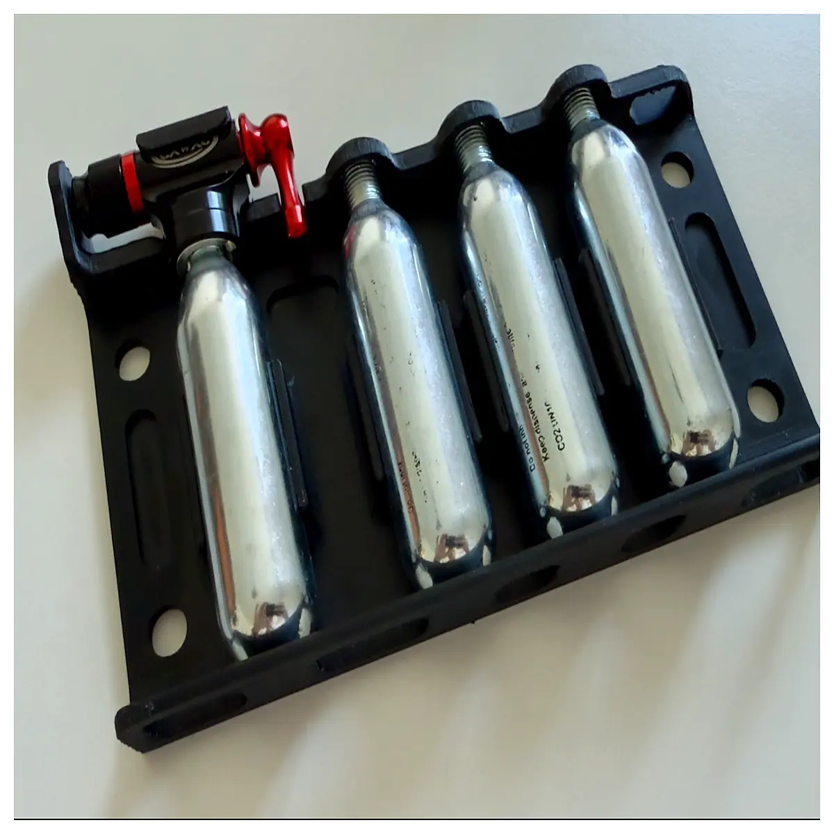 16g CO2 Cylinder Holder 4 Cylinders Support Stand Gas Bottle Bracket Accessory Support
