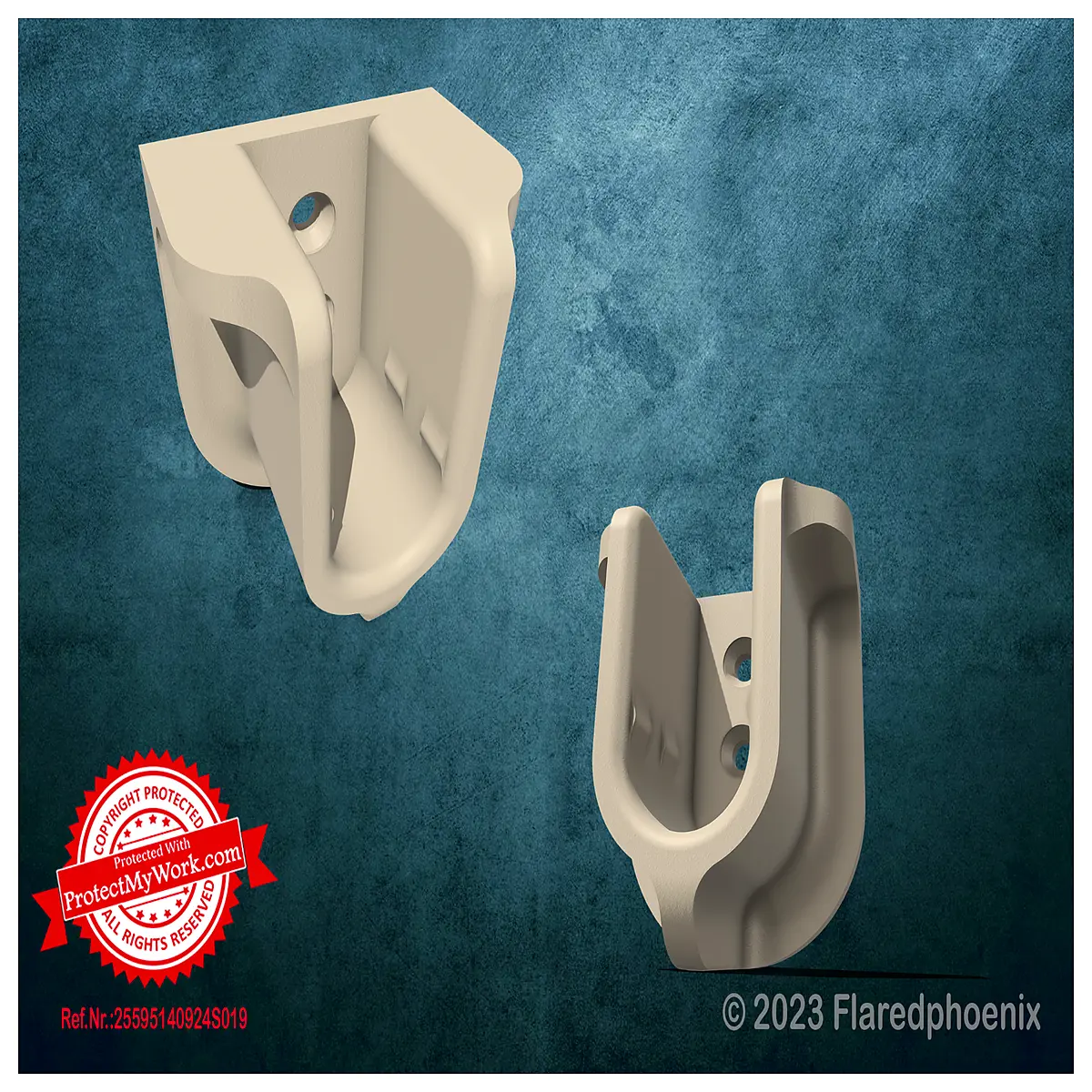 Clothes Pole Support Stand 16mm Diameter Clothing Pole Holder Wall Mount Hanger Accessory Support Bracket