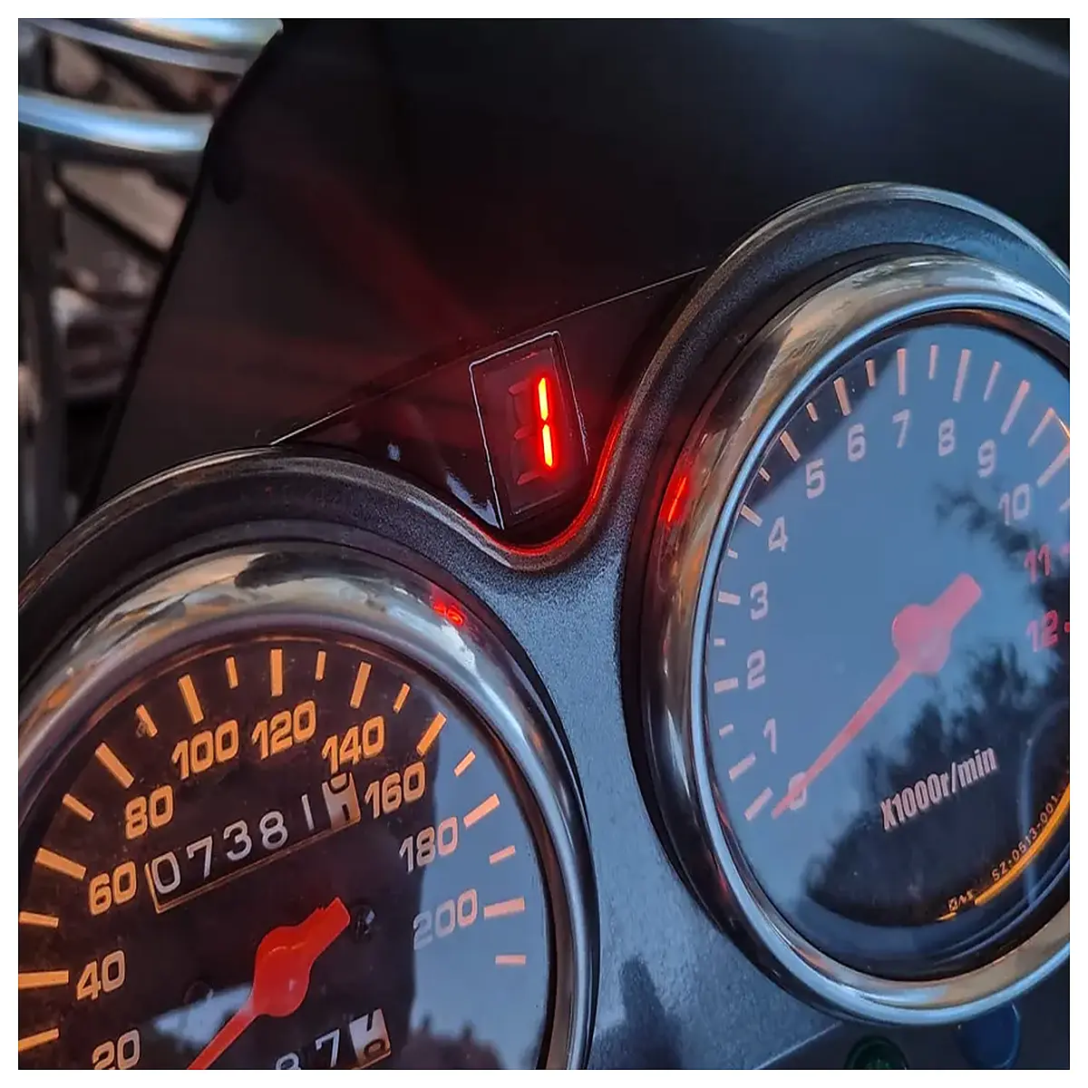 GS500 Gear Indicator Mount Motorcycle Accessory Gear Support Bracket