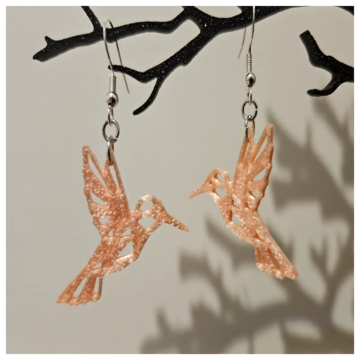 Hummingbird Earrings Women s Style Lightweight Feather Earring Bird Shape Stud Earrings Elegant Accessories Sparkle Jewelry