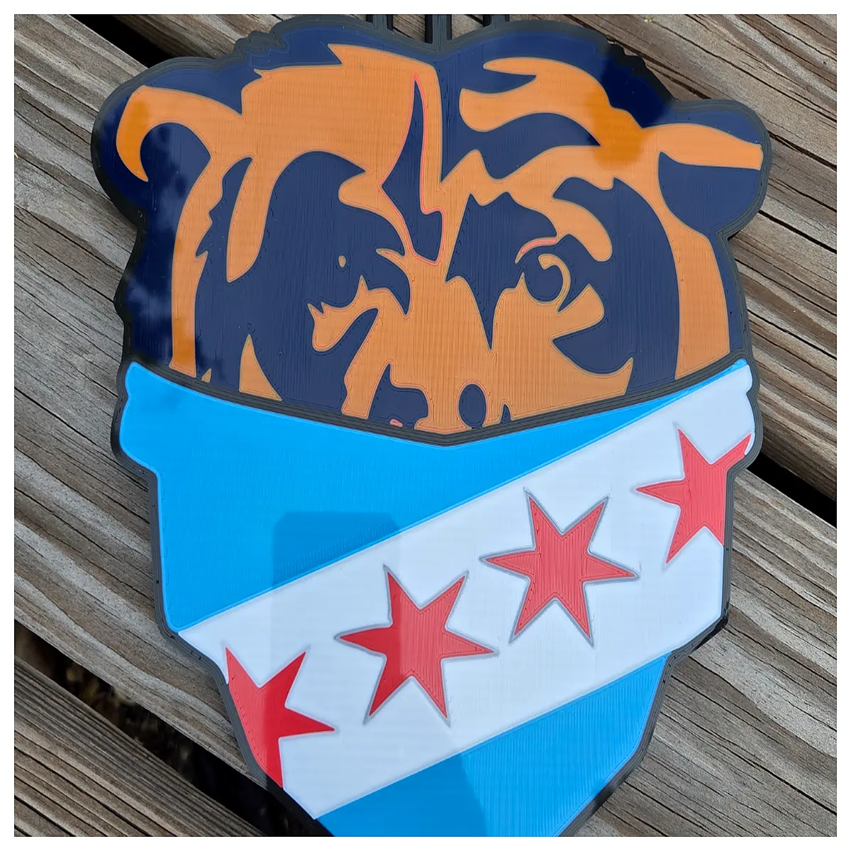 Bears Flag Charm Collectible Team Souvenir Memorabilia Bears Gift