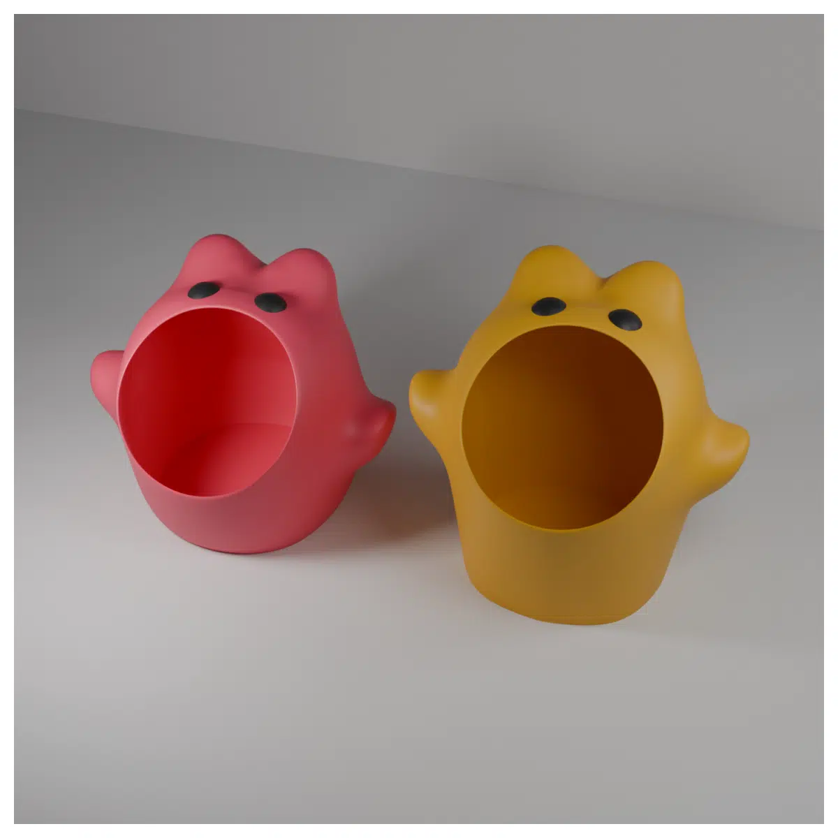 Scream Ghost Storage Box Cute Storage Jars Toy Organizer Kids Room Storage Container Creative Storage Solutions