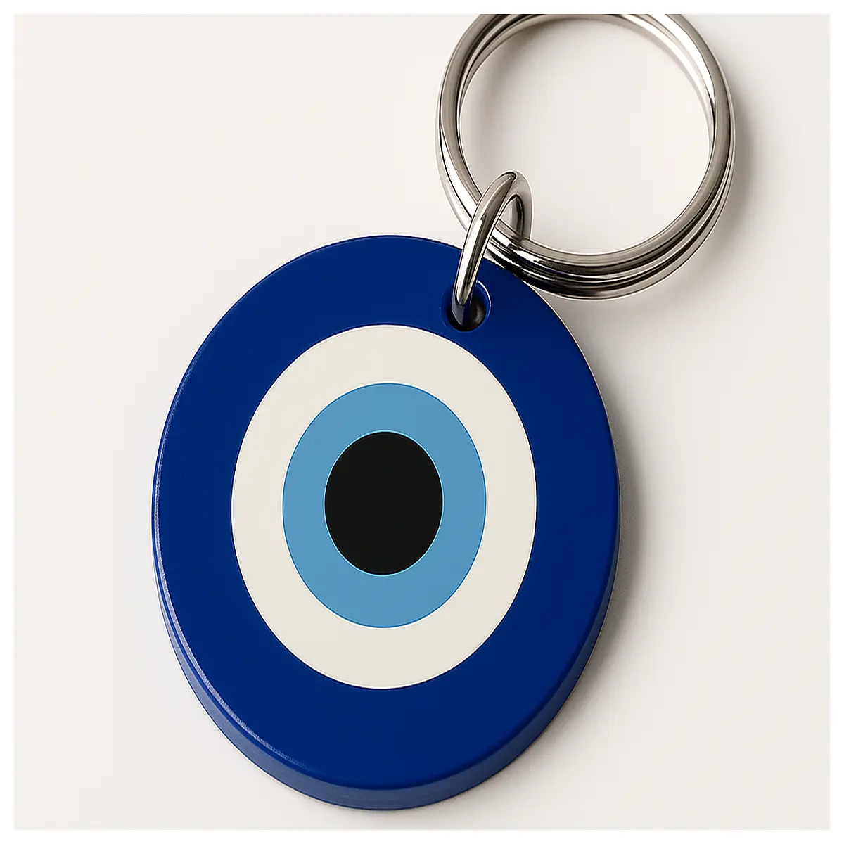 Turkish Eye Keychain Cultural Charm Travel Souvenir Keyring Decoration Handmade Gift Collectible Keepsake