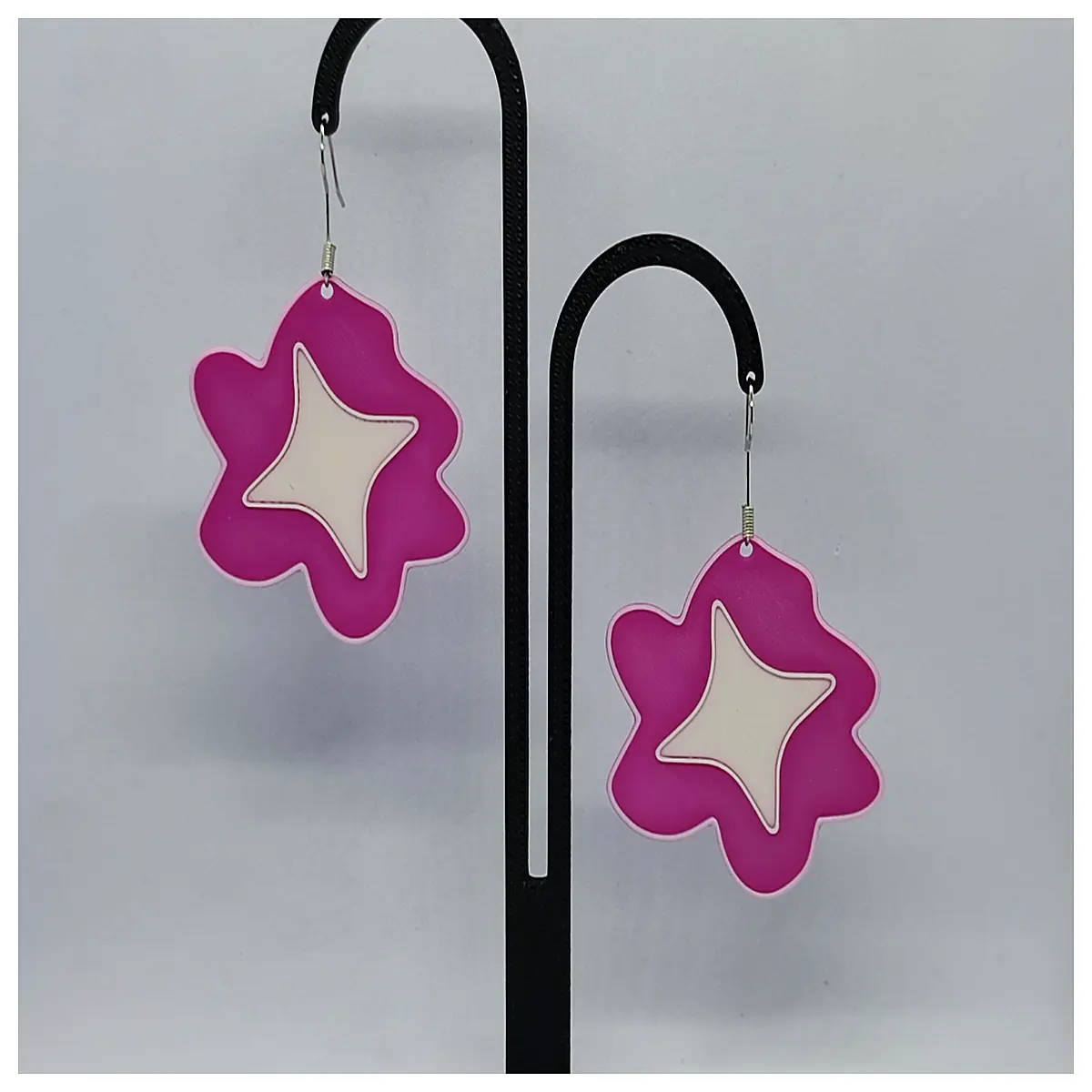 Splashing Star Earrings Waterdrop Earring Pool Vacation Beach Sparkle Elegant Underwater Decoration Swimwear Accessories Drip Earrings