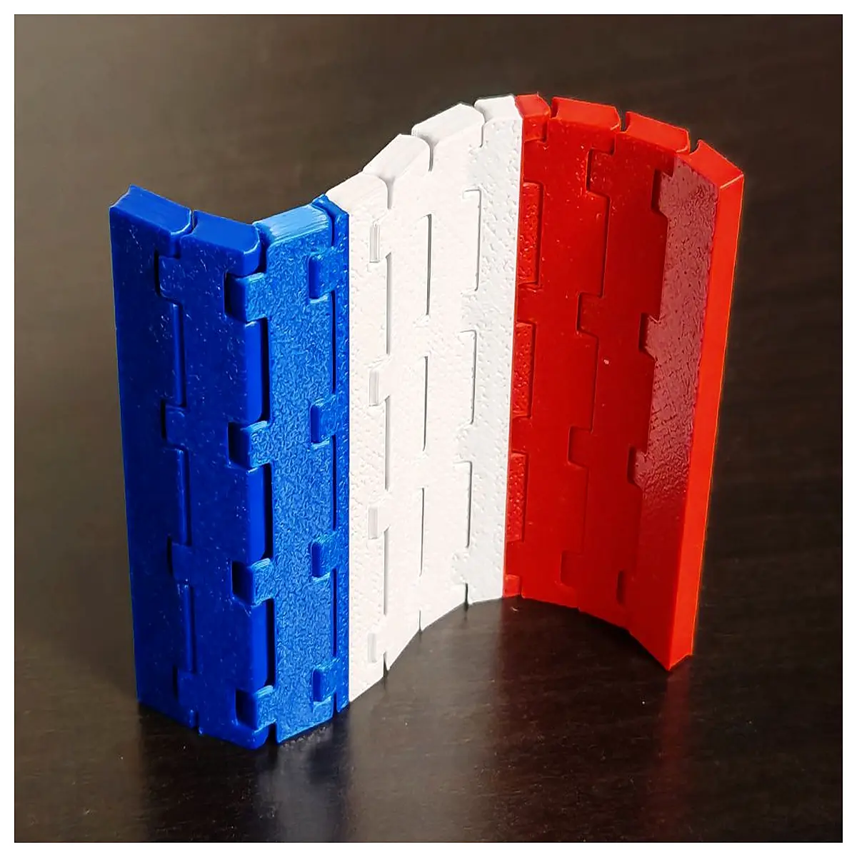 French Flag Flexible Double Sided Wall Decor Party Decorations Flag Display Patriotic