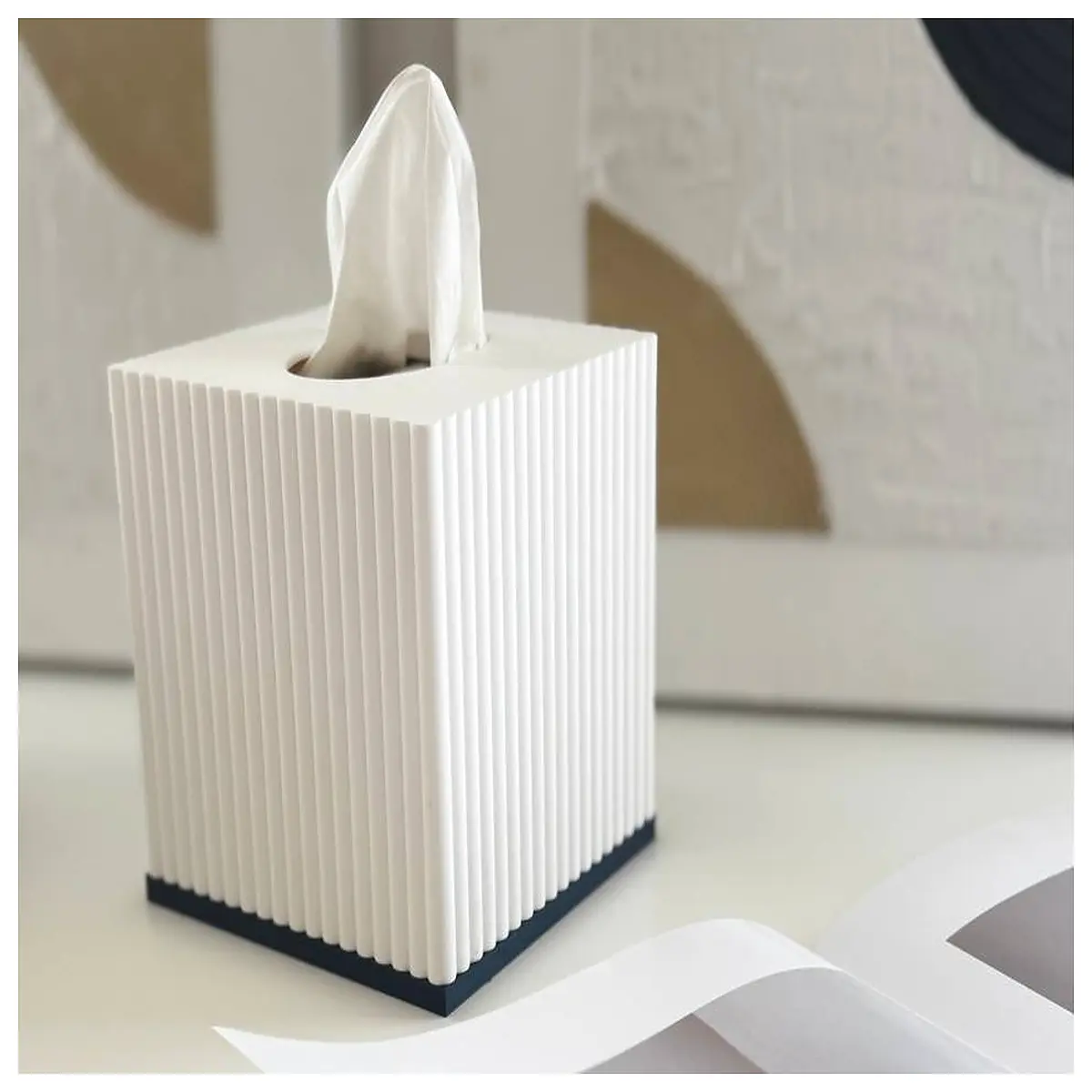 modern tissue box cover for living room sofa table stylish home decor accessories durable plastic or wood napkin holder organizer