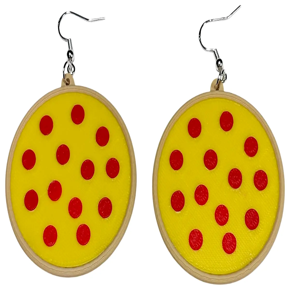 Pepperoni Pizza Earrings Women s Cute Cartoon Anime Earring Pizza Shaped Food Theme Accessories Student Gift