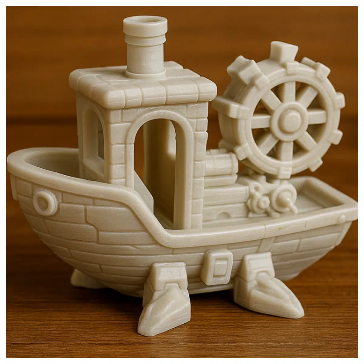 SteamPunk Benchy Gear Parts Mechanical Components Modification Kits Steam Engine Assembly Industrial Models Hobby Toys
