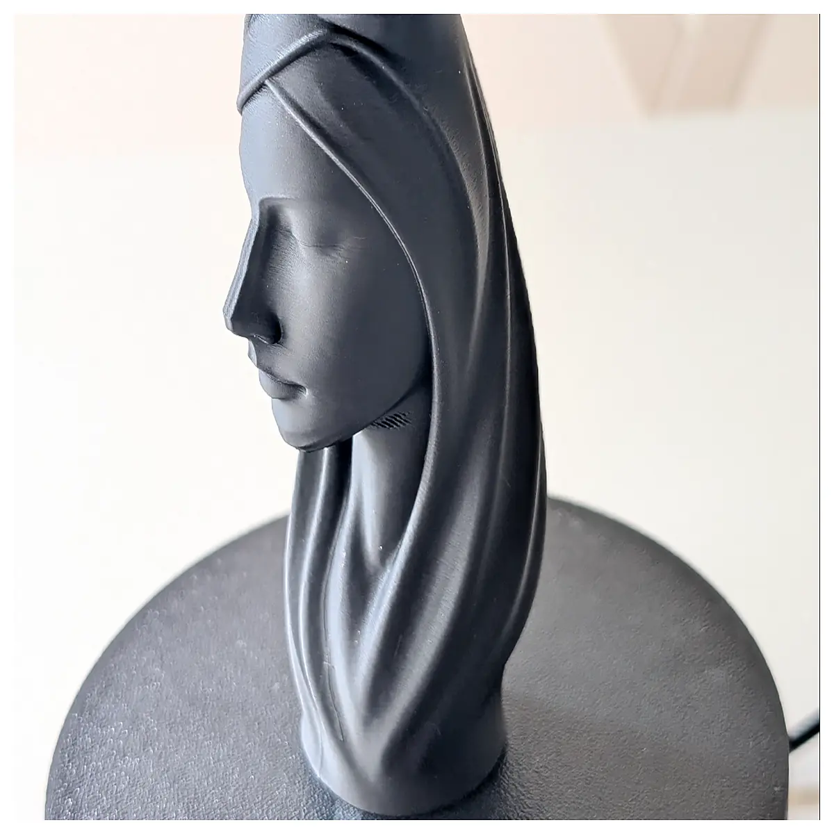 Elegant Female Statue Half Art Sculpture Decorative Figurine Classic Veil Beauty
