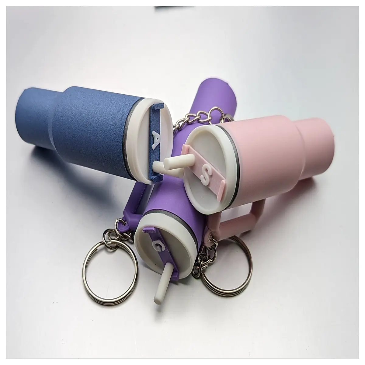 Cup Charm Keychain Cute Small Decoration Coffee Cup Accessory Cup Parts Beverage Accessories Cup Mini Decoration