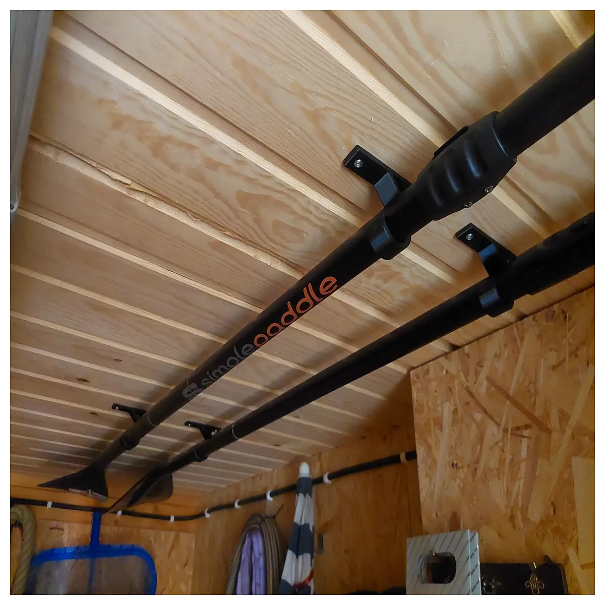 roof paddle holder mount rack strap for canoeing gear storage