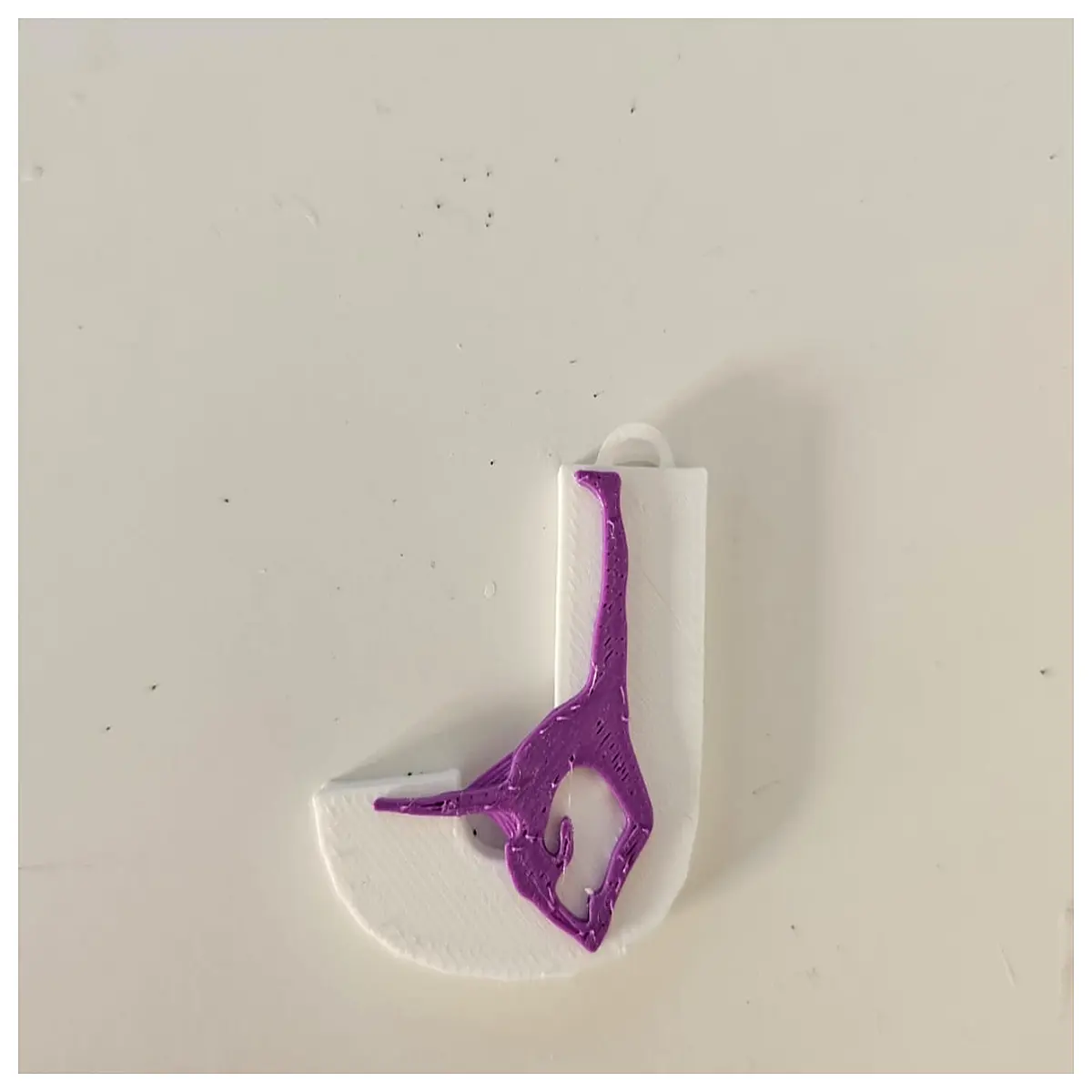 Gymnast J Letter Keychain Sports Memorabilia Training Gift Fitness Enthusiast Novelty Decoration