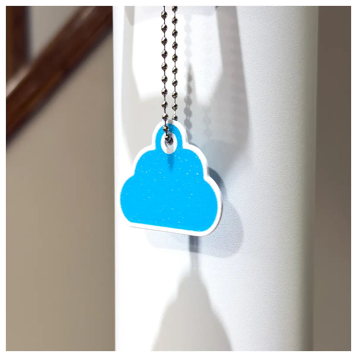 Minimalist Flat Cloud Charm Keychain Accessory Decoration Mobile Phone Parts Mobile Accessories Small Gift