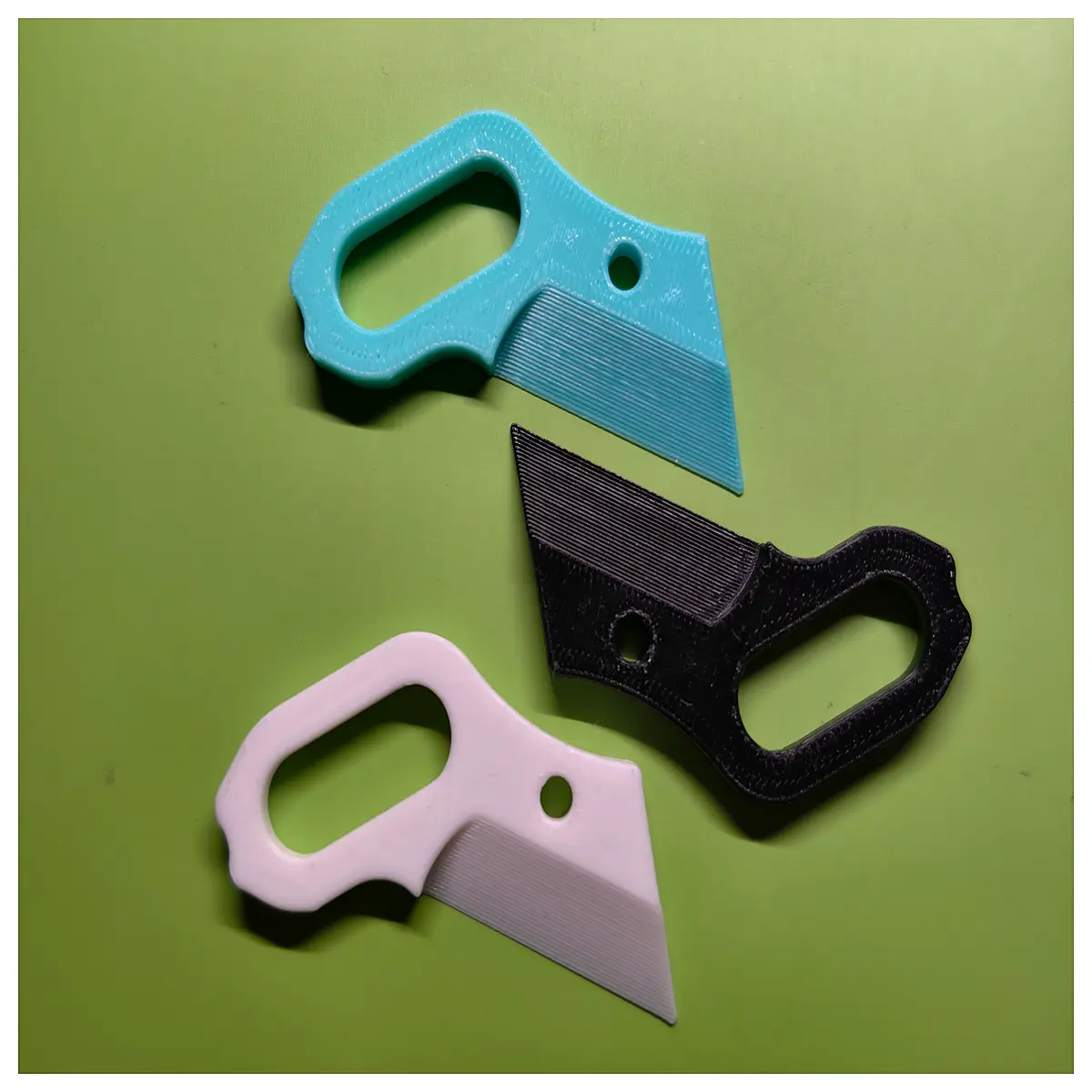 EDC Pocket Unboxing Tool Fast Box Opener Keychain Multi Tool 37g Lightweight