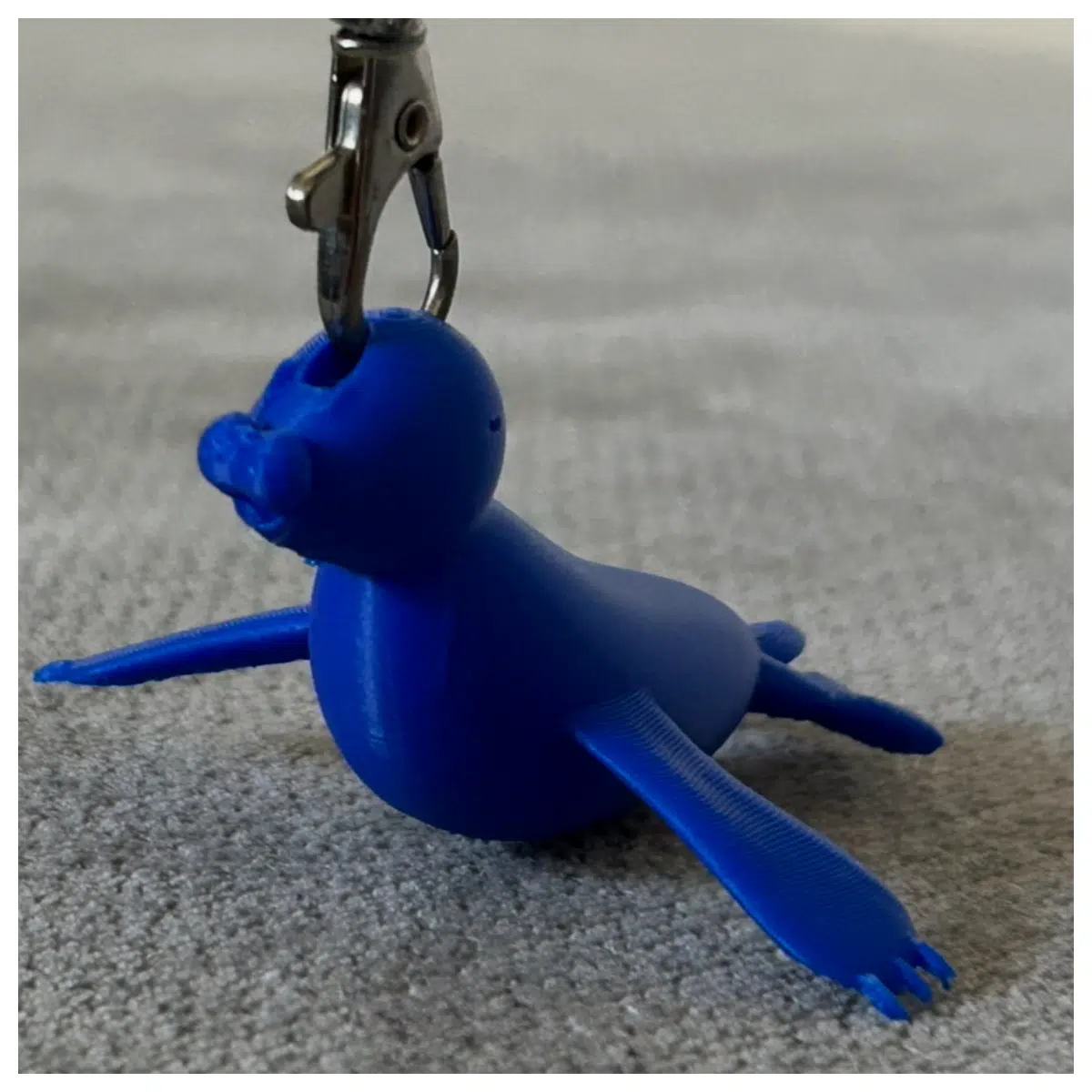 Seal Keychain Cute Animal Souvenir Seal Shaped Key Chain Charm Pet Gift Marine Life Decoration
