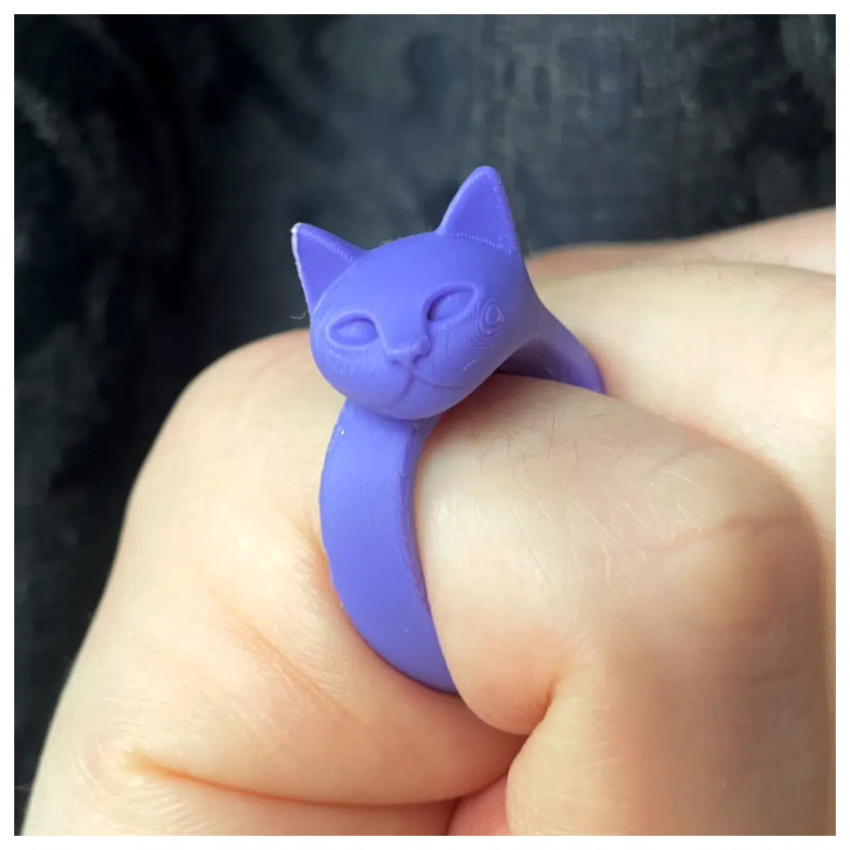 cute cat ring silver gold adjustable animal jewelry kawaii pet lover gift