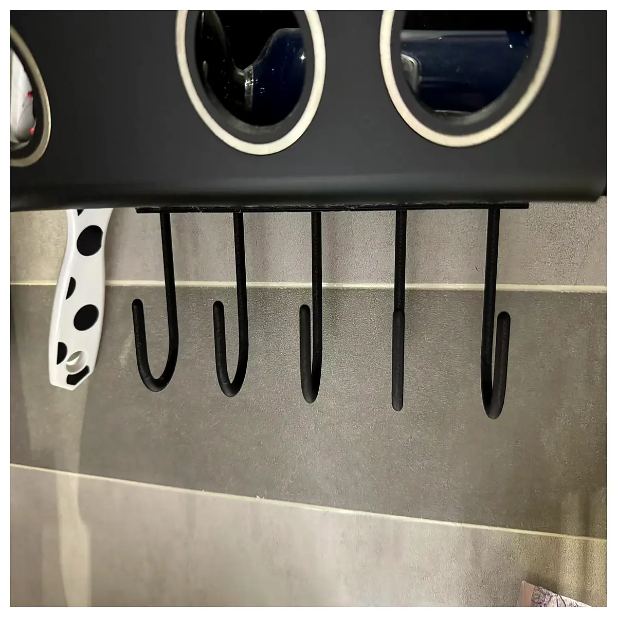 hair tie hooks for wall organizer bathroom storage solutions adhesive hangers for ponytail holders closet accessories rack