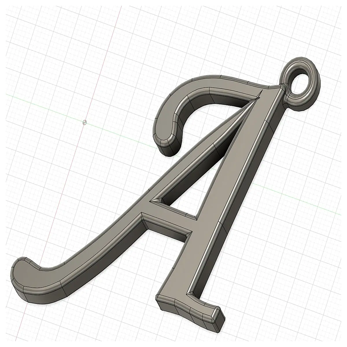 Letter A Keychain A Letter Charm Car Decoration Personalized Keychain Letter Accessory Letter Decoration