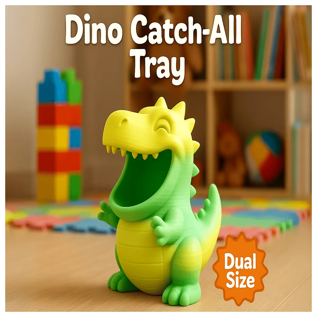 Dinosaur Theme Storage Basket Toy Organizer Kids Storage Bin Dinosaur Decoration Party Supplies Multi Function Storage Box