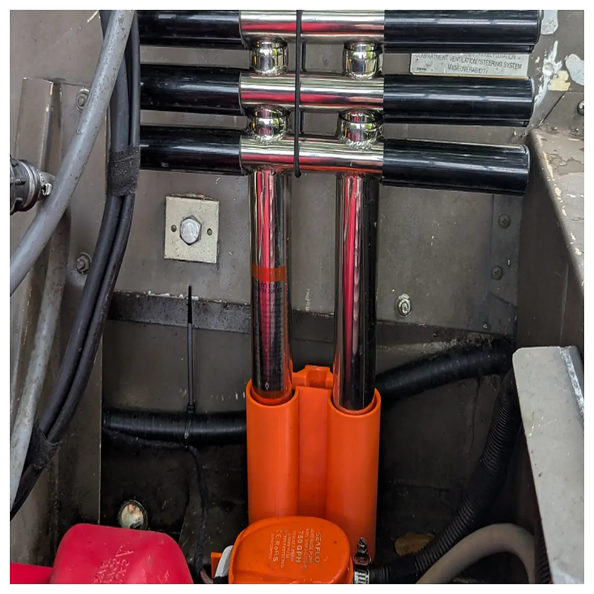 Foldable Boat Ladder Stand offs Boat Accessories Ladder Support Dock Mounting Boat Hardware Enhance Stability