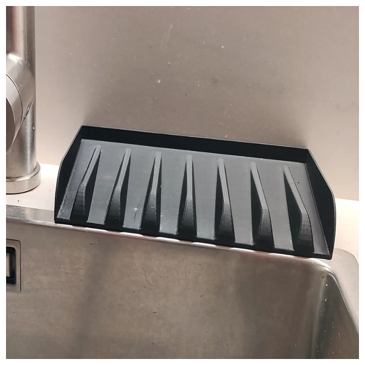 stainless steel dish drying rack counter organizer with utensil holder and cup for kitchen sink area