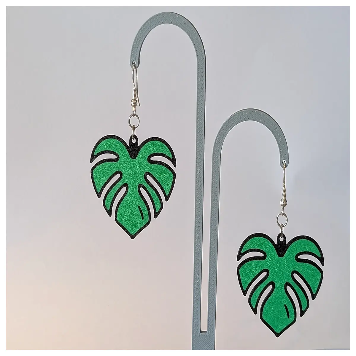 Shaped Fern Leaf Earrings Earring Indoor Decor Greenery Accent Creative Home Decor Ornament Fern Accessories