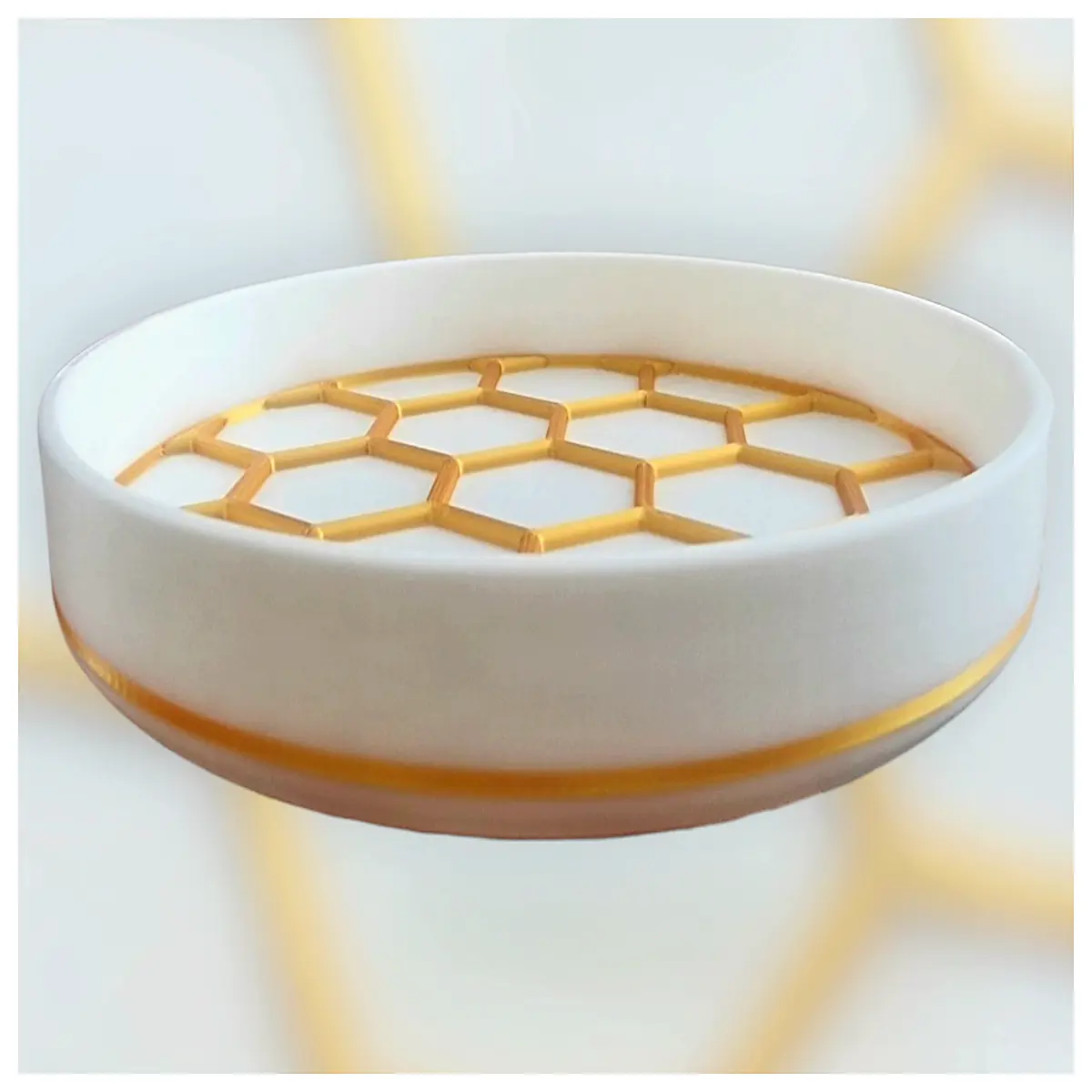 honeycomb tray elegant serving dish for home decor kitchen organization stylish organizer