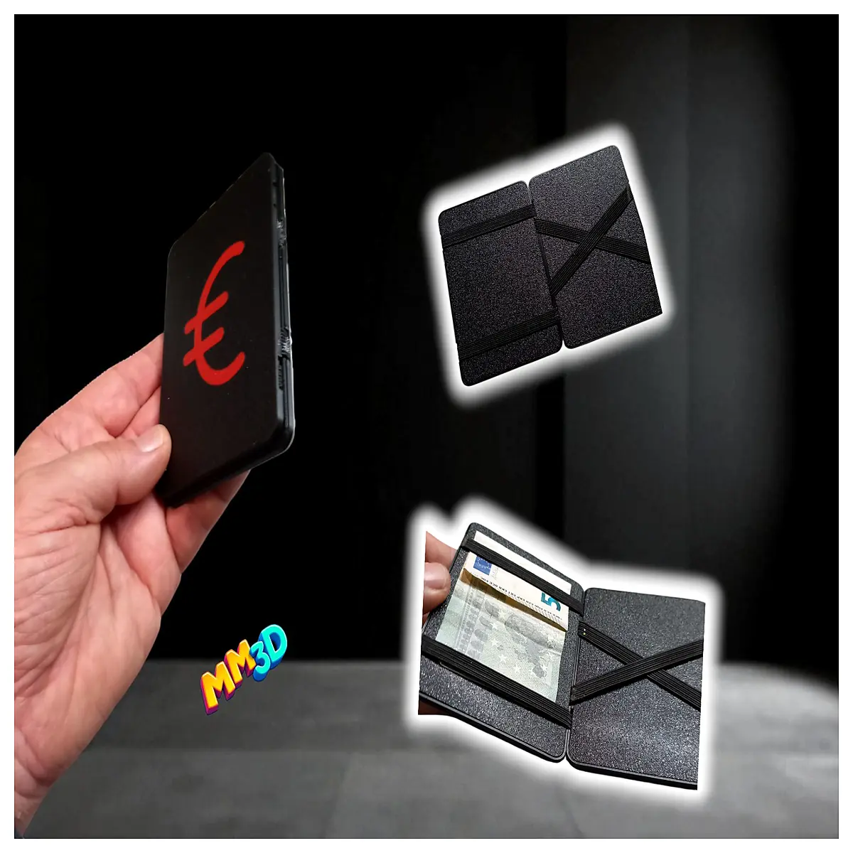 invisible money clip card holder for men slim minimalist wallet rfid blocking case no bulk travel essential