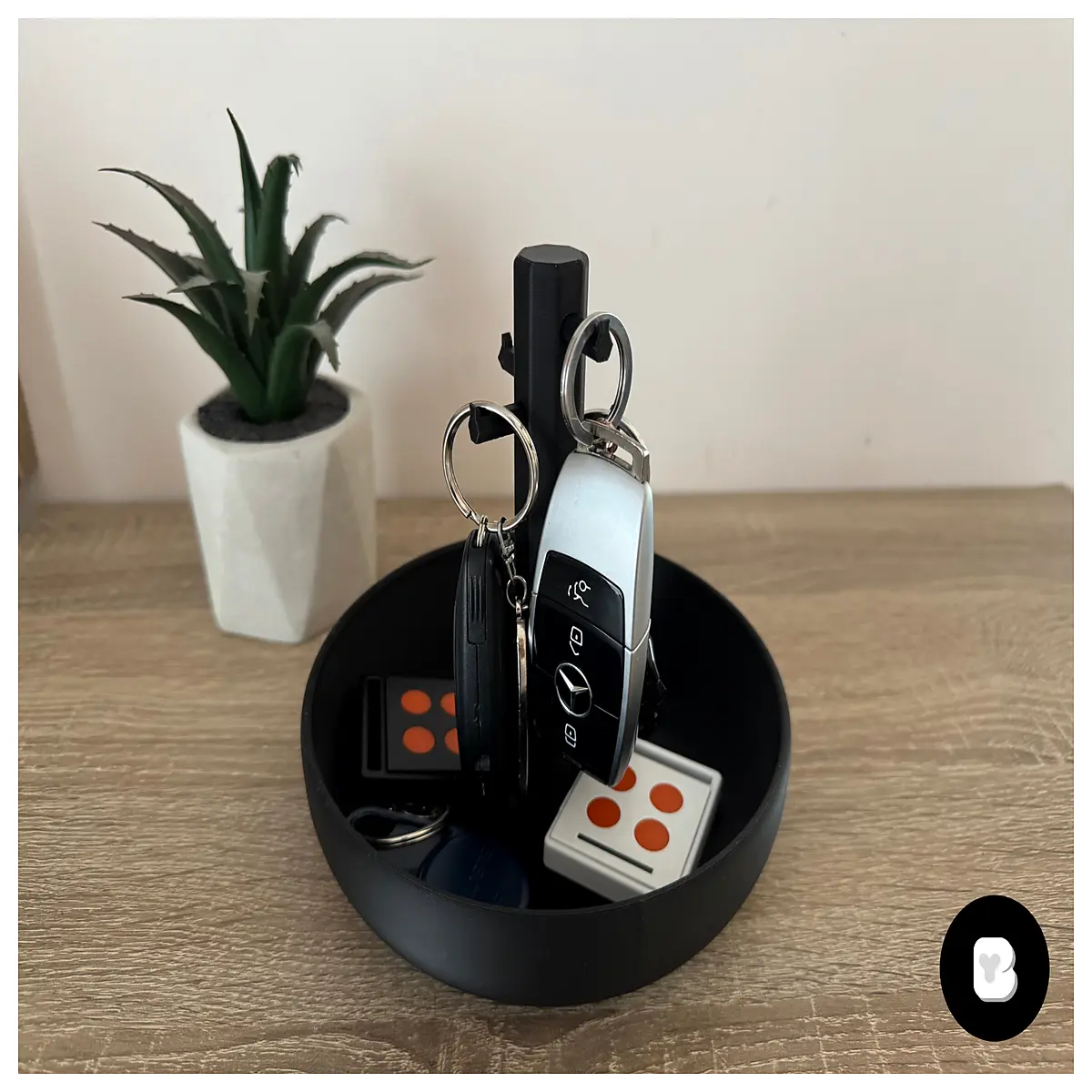 minimalist key holder wall mount tray for entryway organization small items catch all desk organizer modern home decor