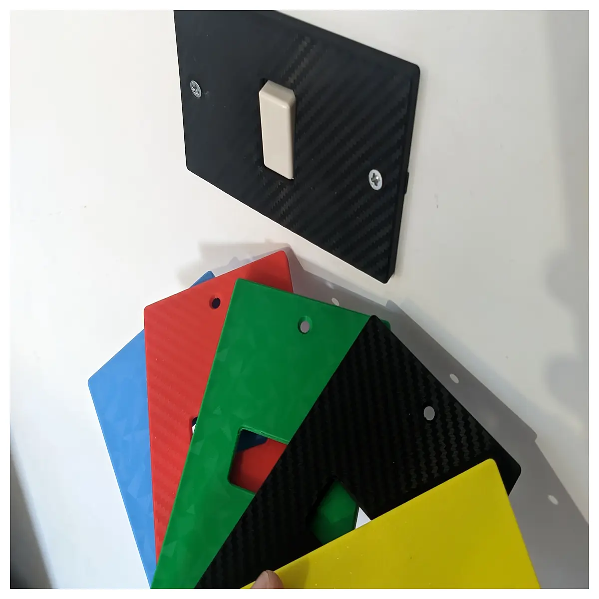 3D Printed Wall Switch Panel Home Decor Smart Home Accessories Wall Switch Replacement Panel Electrical Panel