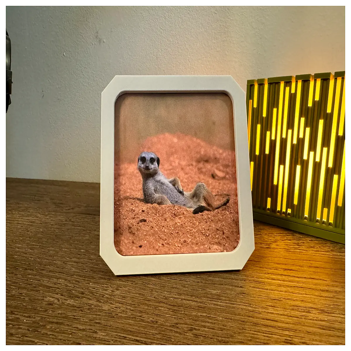 Desktop Photo Frame Simple Square Photo Display Frame Wall Decor Creative Gift Memorial Photo Album Placement Office Home Decor