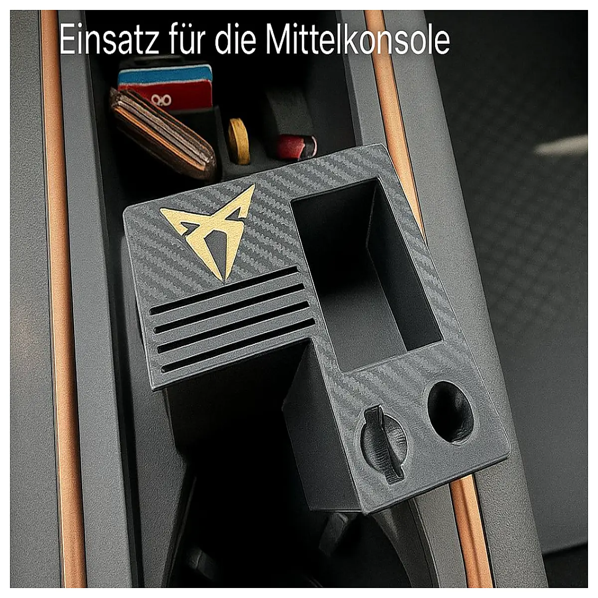 Cupra Born Console Organizer Car Interior Storage Accessory Dashboard Holder Vehicle Space Organizer
