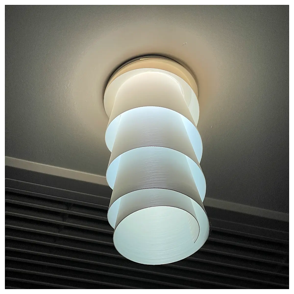 recessed downlight spiral diffuser lens cover anti glare beam spreader for spotlights retrofit