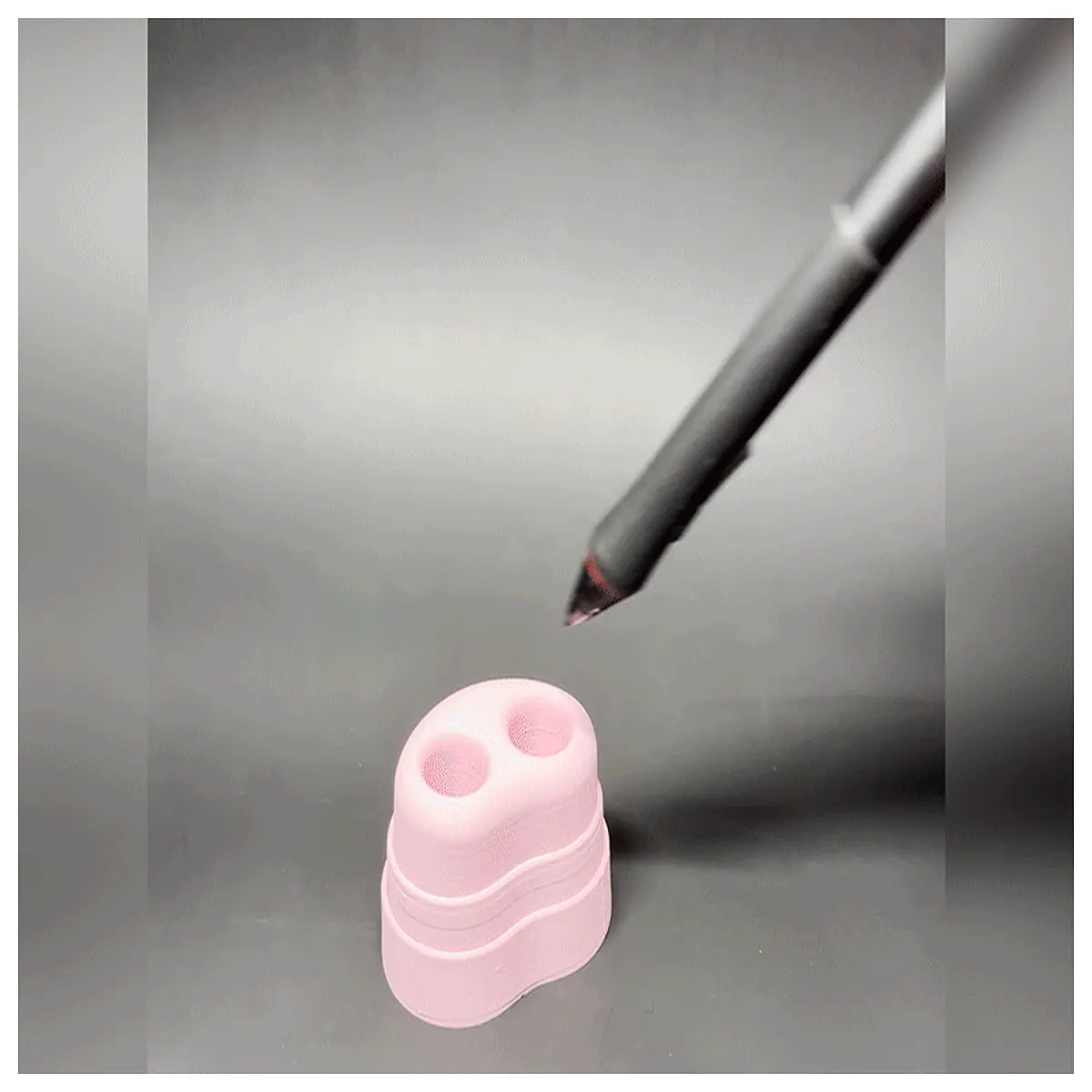 cute pig nose desk organizer pen holder silicone elastic stationery storage for kids students