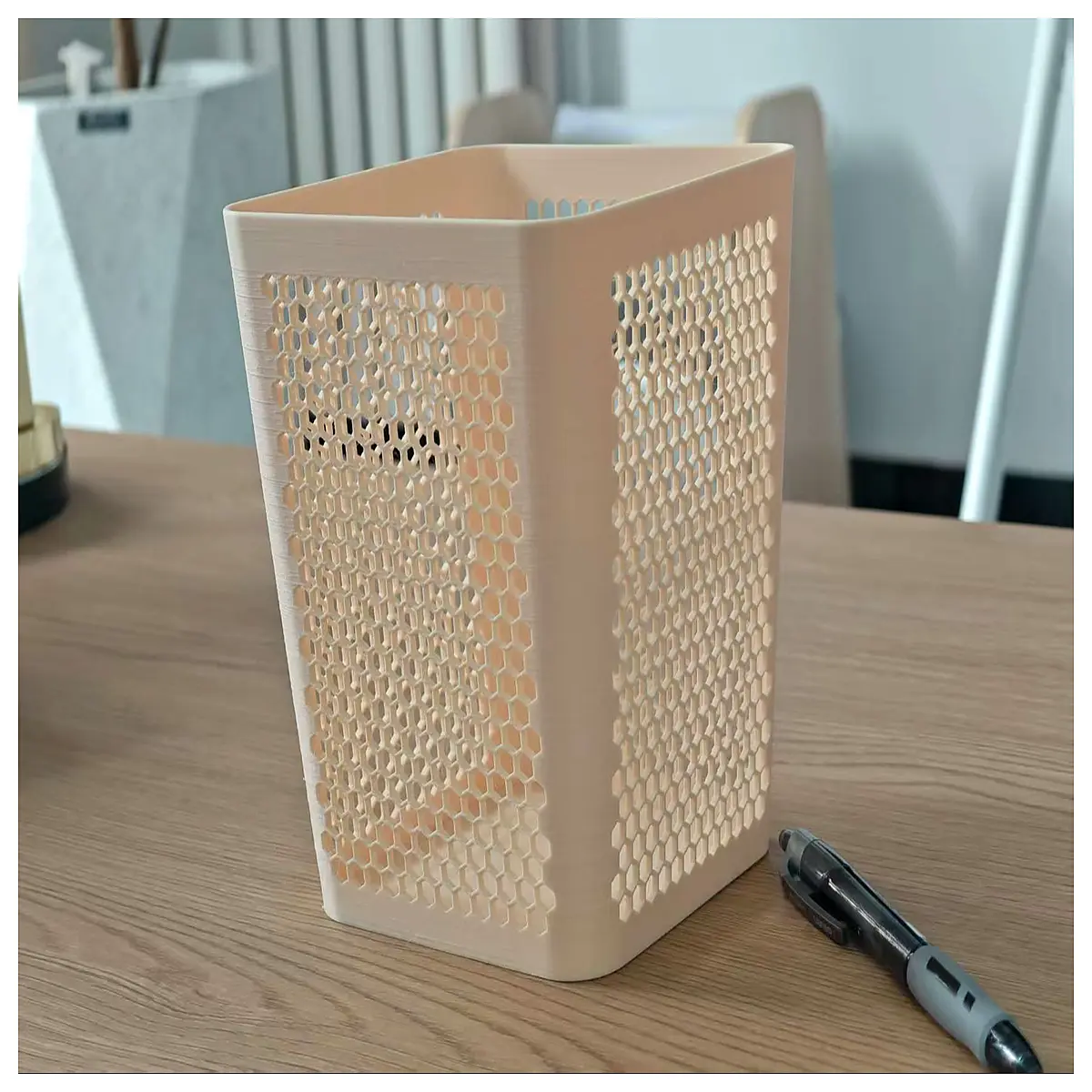 Desktop Trash Can Space Saving Version Mini Storage Box Office Desk Organizer Trash Bin Space Saving