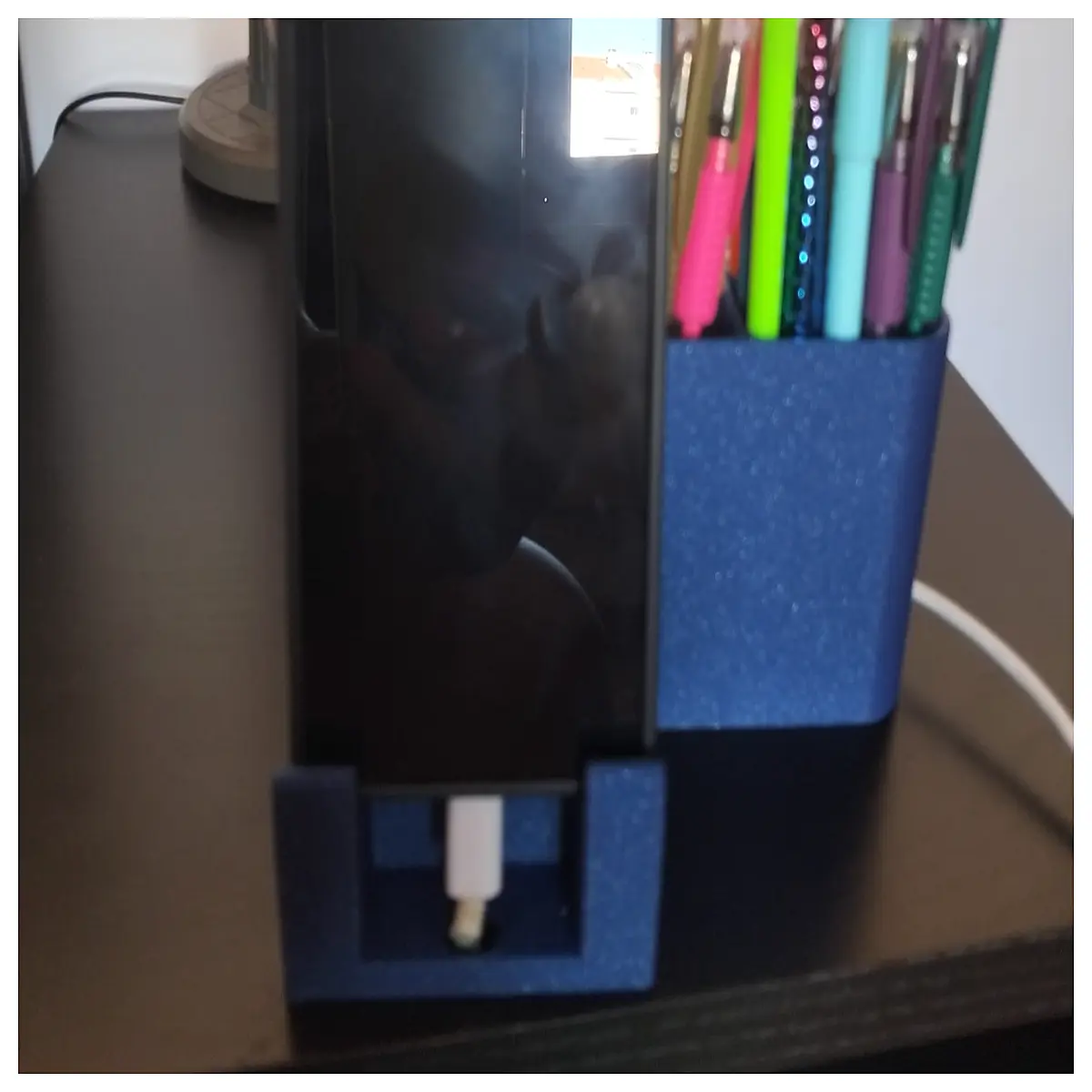 phone with pen holder desktop organizer for office desk