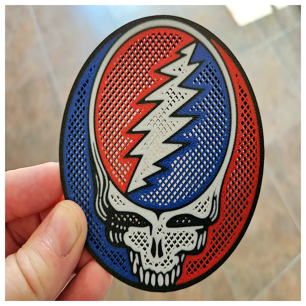 Thanksgiving Death Band Coasters Skull Theme Desk Decoration Memorial Gift Music Collection Skull Shaped