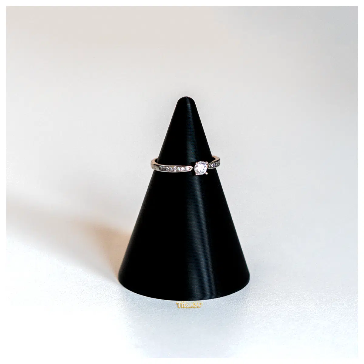 cone shaped ring jewelry organizer stackable cone holder for shop counter boutique retail