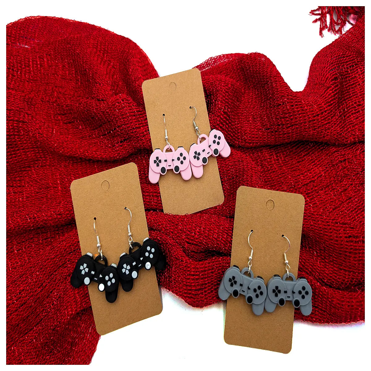 Gamepad Accessories Earring Keychains Charms Phone Case Decorations Gamepad Novelties Mobile Game Accessories