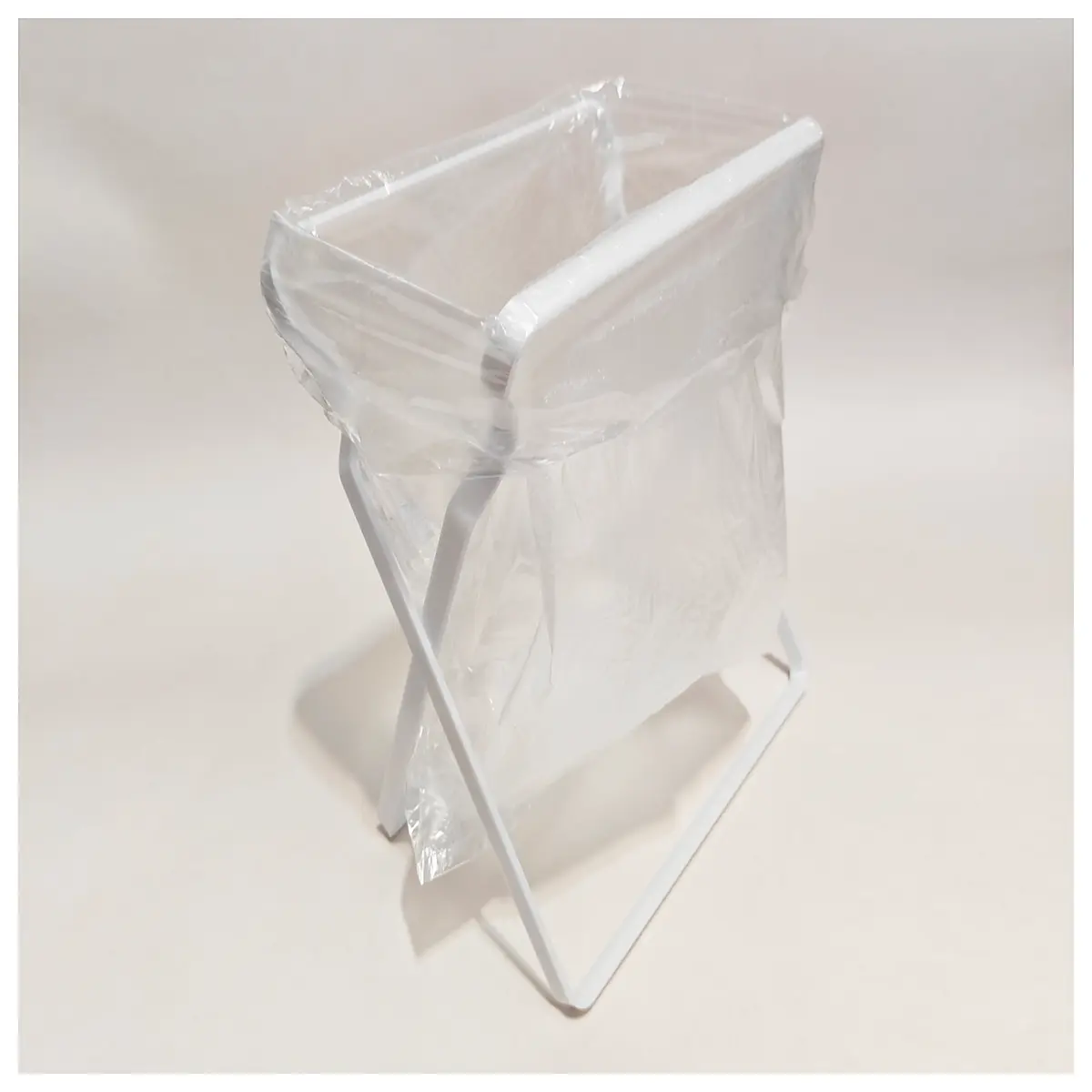 auto open trash can liner holder roll dispenser for kitchen waste bin storage organizer