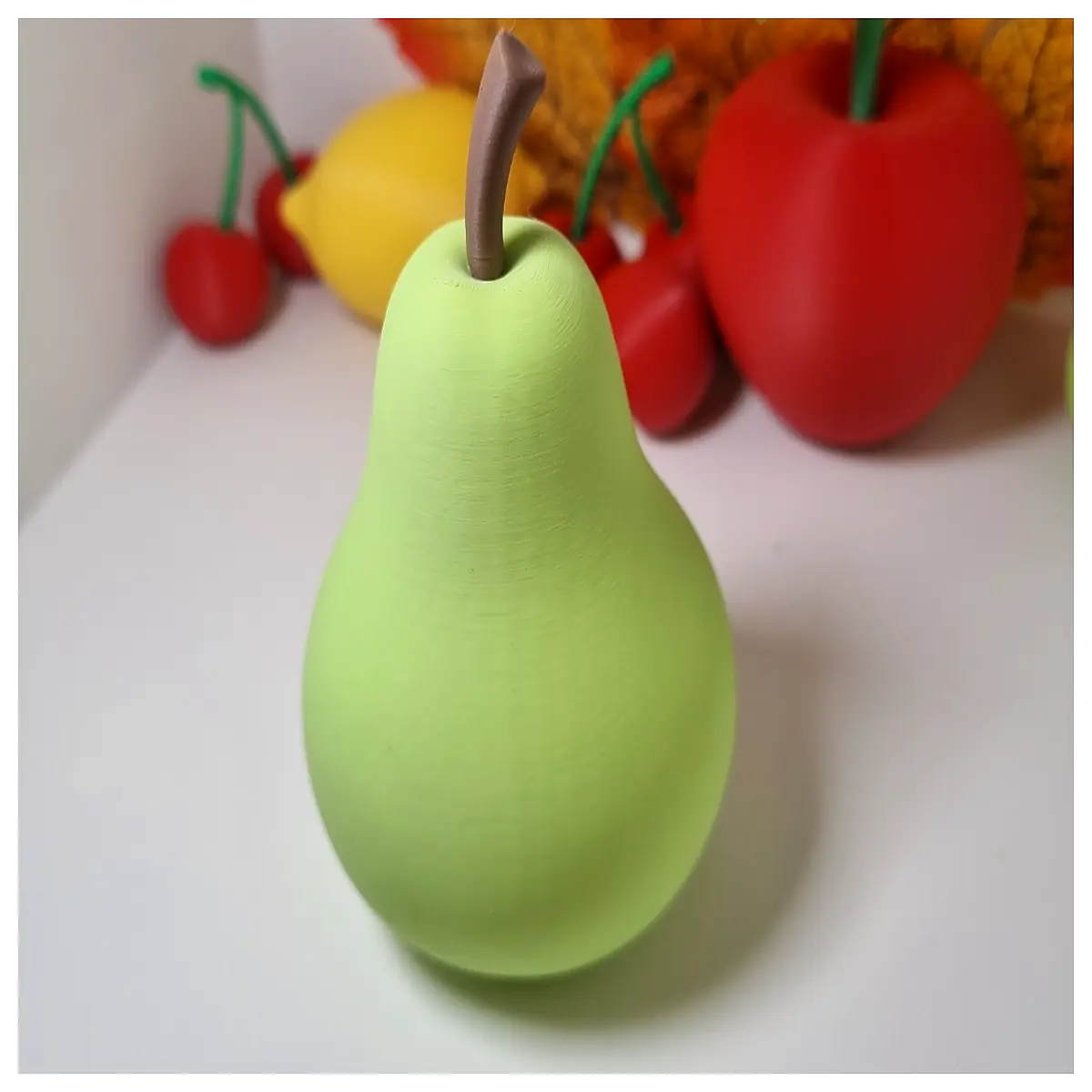3D Printed Decorative Pears Fresh Vibes Decorative Accent Home Decor Art Piece Pear Blossom Sculpture