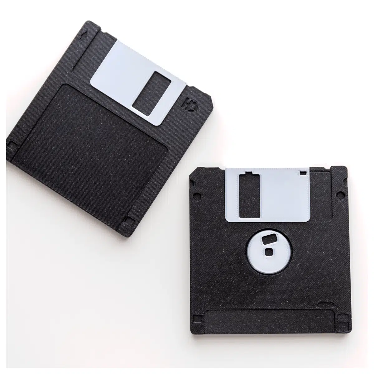 Floppy Disk Coasters 2 Designs Computer Accessories Desktop Decor Gift Collectible Desk Creative Home