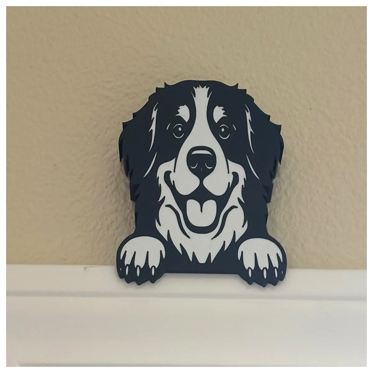 Bernese Mountain Dog Door Mat Pet Welcome Mat Indoor Outdoor Non Slip Rug Dog Gift Entrance Mat