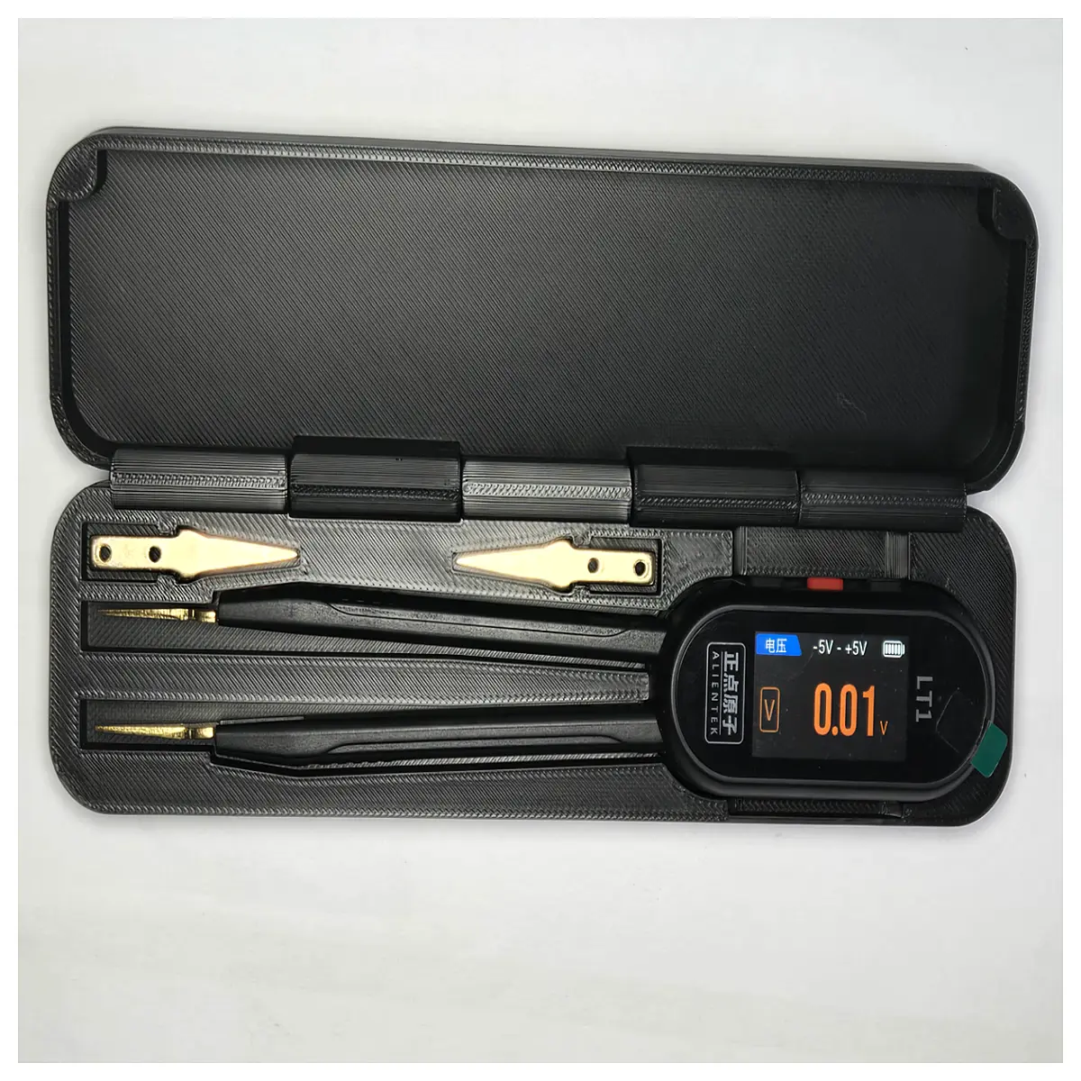 Zhenda Atom Bridge Tweezers LT1 Organizer Electronic Component Grippers Lab Precision Tweezers