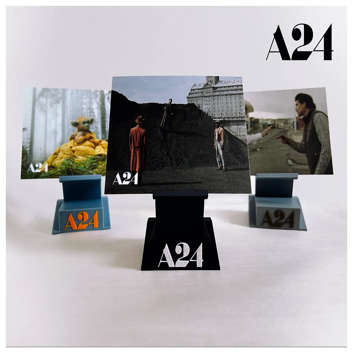 A24 Movie Poster Display Stand Film Collection Rack Movie Wall Decor Poster Frame Art Wall Display